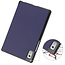 Case2go - Tablet Hoes geschikt voor Lenovo Tab M9 - Tri-Fold Book Case - Donker Blauw