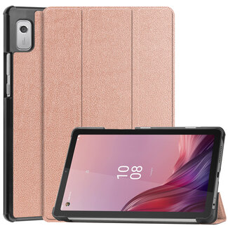 Case2go Case2go - Tablet Hoes geschikt voor Lenovo Tab M9 - Tri-Fold Book Case - Rose Goud