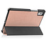 Case2go - Tablet Hoes geschikt voor Lenovo Tab M9 - Tri-Fold Book Case - Rose Goud