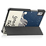 Case2go - Tablet Hoes geschikt voor Lenovo Tab M9 - Tri-Fold Book Case - Good Night