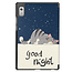 Case2go - Tablet Hoes geschikt voor Lenovo Tab M9 - Tri-Fold Book Case - Good Night