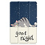 Case2go - Tablet Hoes geschikt voor Lenovo Tab M9 - Tri-Fold Book Case - Good Night