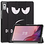 Case2go - Tablet Hoes geschikt voor Lenovo Tab M9 - Tri-Fold Book Case - Don't Touch Me