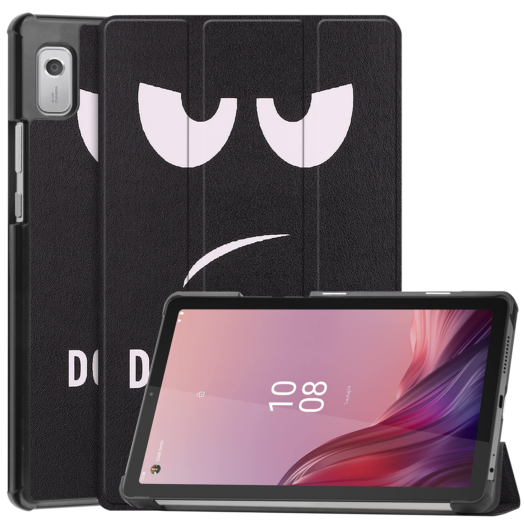 grens Ban jungle Case2go Case2go - Tablet Hoes geschikt voor Lenovo Tab M9 - Tri-Fold Book  Case - Don't Touch Me | Case2go.nl