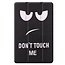 Case2go - Tablet Hoes geschikt voor Lenovo Tab M9 - Tri-Fold Book Case - Don't Touch Me