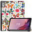 Case2go Case2go - Tablet Hoes geschikt voor Lenovo Tab M9 - Tri-Fold Book Case - Vlinders