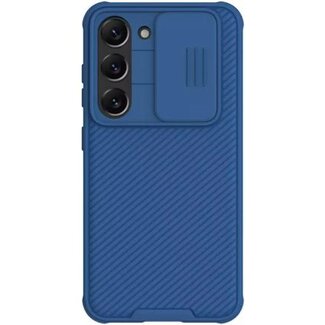 Nillkin Telefoonhoesje geschikt voor Samsung Galaxy S23 - Nillkin CamShield Pro Case - Donker blauw