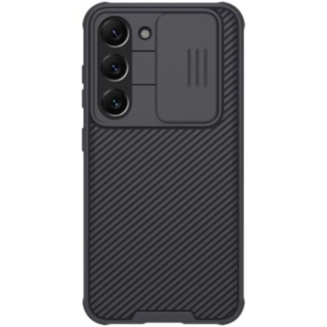 Telefoonhoesje geschikt voor Samsung Galaxy S23 Plus - Nillkin CamShield Pro Case - Zwart