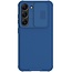 Telefoonhoesje geschikt voor Samsung Galaxy S23 Plus - Nillkin CamShield Pro Case - Donker Blauw