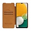 Telefoonhoesje geschikt voor Samsung Galaxy A34 5G Hoesje - Qin Leather Case - Flip Cover - Bruin