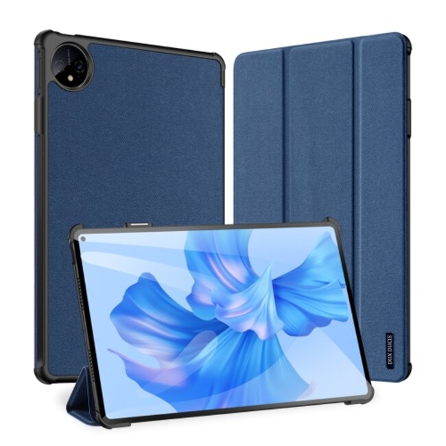 Dux Ducis - Tablet hoes geschikt voor Huawei MatePad Pro 11 (2022) - Domo Book Case - Auto Wake/Sleep functie - Blauw