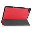 Case2go - Tablet hoes geschikt voor Oppo Pad Air 10.36 Inch (2022) - Tri-Fold Book Case - Met Auto Wake/Sleep functie - Rood