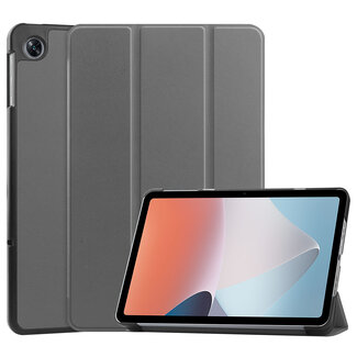 Case2go Case2go - Tablet hoes geschikt voor Oppo Pad Air 10.36 Inch (2022) - Tri-Fold Book Case - Met Auto Wake/Sleep functie - Grijs