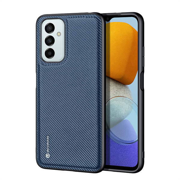 Dux Ducis - Telefoonhoesje geschikt voor Samsung Galaxy M23 - Fino Series - Back Cover -  Blauw afbeelding