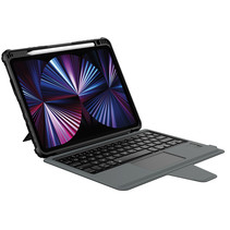 Tablet toetsenbord hoes geschikt voor Apple iPad Air 10.9 (2020 / 2022 ) - QWERTY keyboard case - Zwart