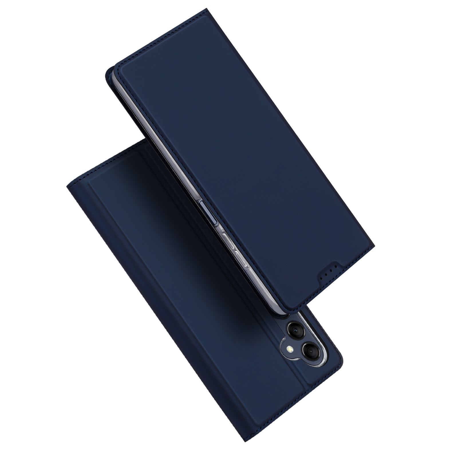 Dux Ducis - Telefoon Hoesje geschikt voor de Samsung Galaxy M14 5G - Skin Pro Book Case - Donker blauw afbeelding