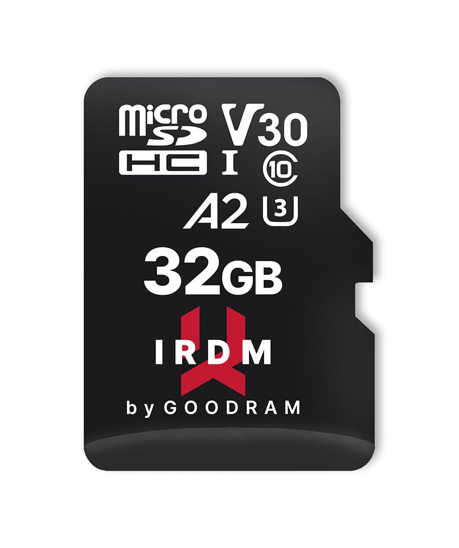 GoodRam Micro SD kaart 32 GB - Geheugenkaart - SDHC - V30 A2 - Class 10 -  tot 170mb/s - incl. SD adapter | Case2go.nl