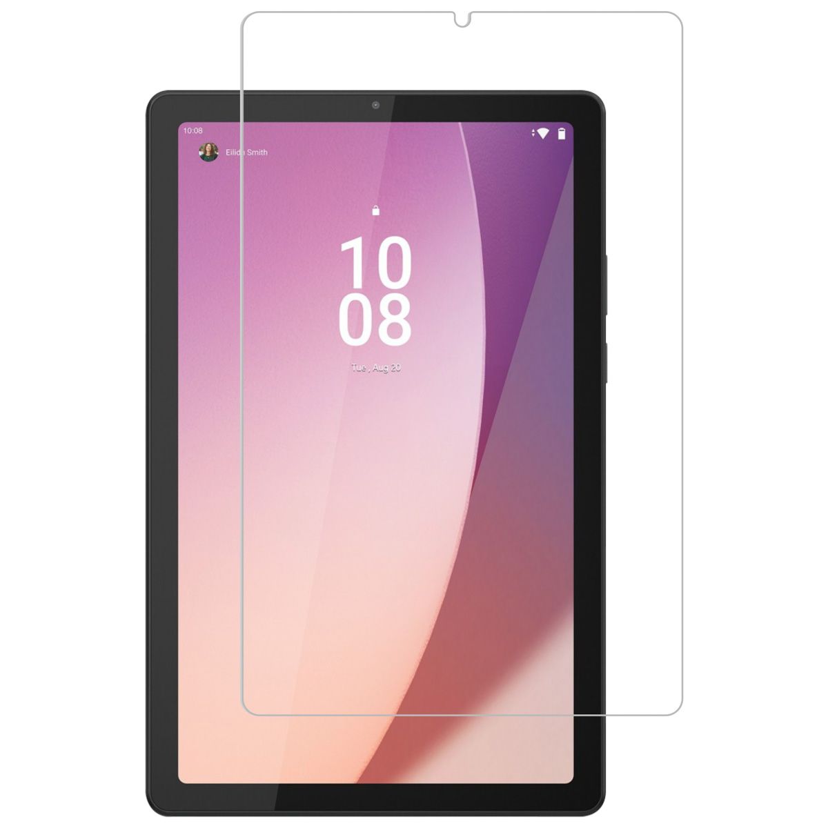 Case2go - Tablet Screenprotector geschikt voor Lenovo Tab M9 - Tempered Glass - Case Friendly - Transparant afbeelding