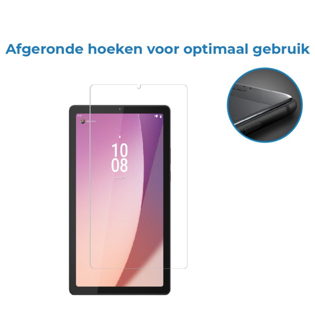 Case2go - Tablet Screenprotector geschikt voor Lenovo Tab M9 - Tempered Glass - Case Friendly - Transparant