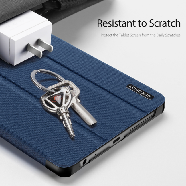 Dux Ducis - Tablet hoes geschikt voor Lenovo Tab M9 - Domo Book Case - Auto Wake/Sleep functie - Blauw