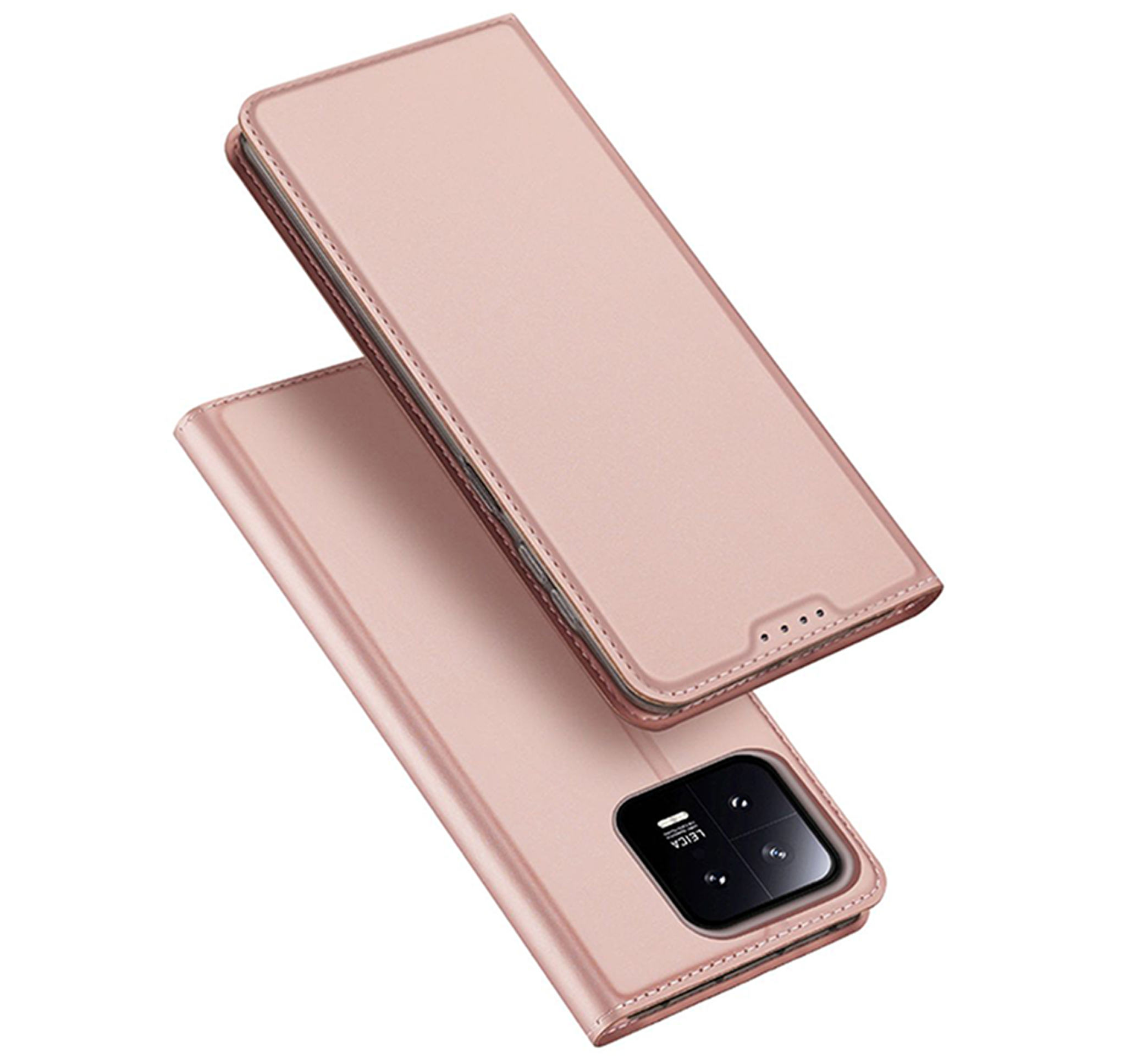 Dux Ducis - Telefoon Hoesje geschikt voor de Xiaomi 13  - Skin Pro Book Case - Roze afbeelding
