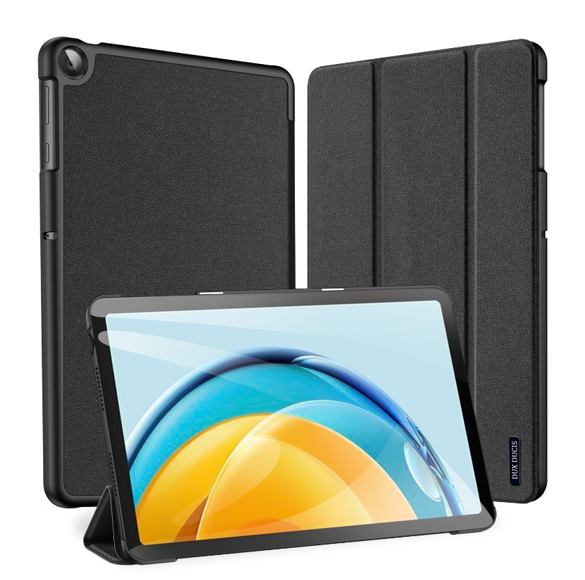 Dux Ducis - Tablet hoes geschikt voor Huawei MatePad SE - 10.4 - Domo Book Case - Auto Wake/Sleep functie - Zwart afbeelding