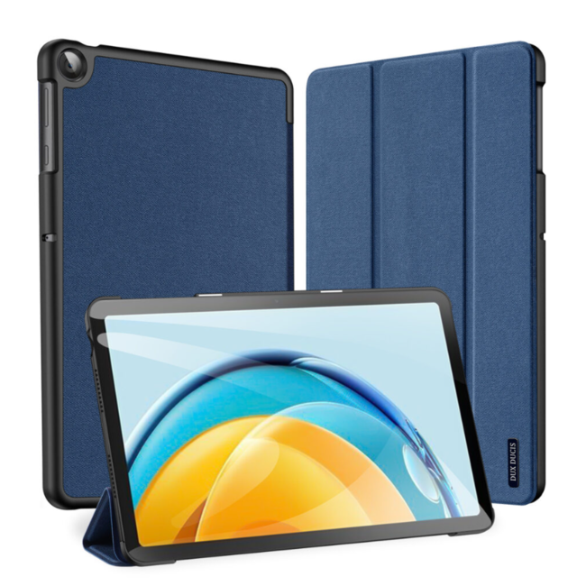 Dux Ducis - Tablet hoes geschikt voor Huawei MatePad SE - 10.4 - Domo Book Case - Auto Wake/Sleep functie - Blauw