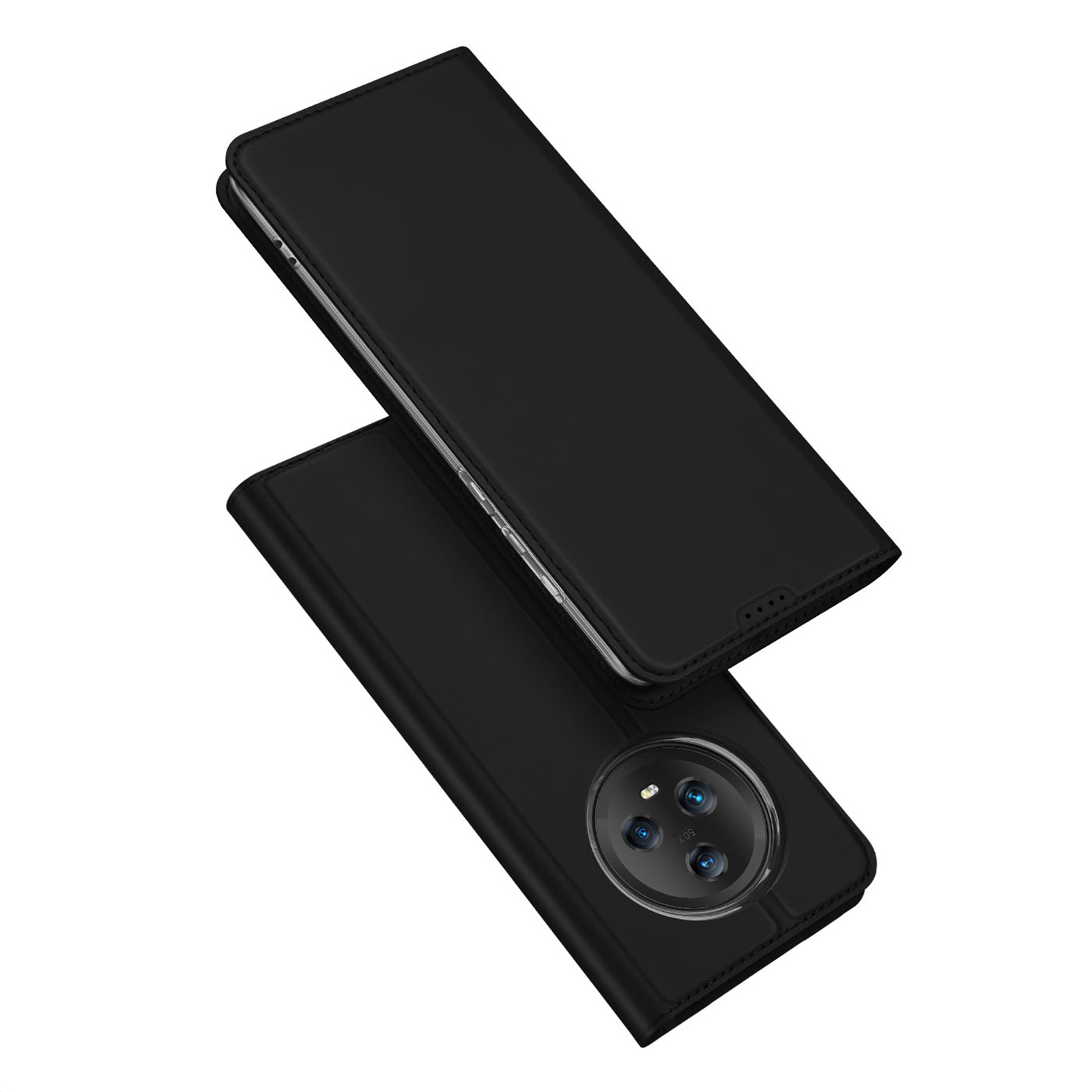 Dux Ducis - Telefoon Hoesje geschikt voor de Honor Magic 5 - Skin Pro Book Case - Zwart afbeelding