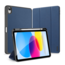 Dux Ducis - Tablet hoes geschikt voor Apple iPad 10 10.9 (2022) - Domo Book Case - Auto Wake/Sleep functie - Blauw