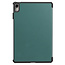 Case2go - Tablet hoes geschikt voor Huawei MatePad 11 (2023) - Tri-Fold Book Case - Auto Wake/Sleep functie - Donker Groen