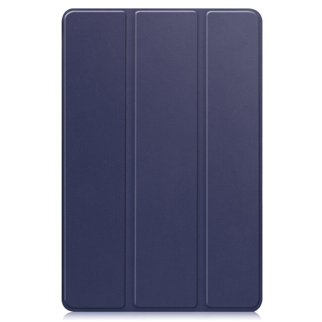 Case2go - Tablet hoes geschikt voor Huawei MatePad 11 (2023) - Tri-Fold Book Case - Auto Wake/Sleep functie - Donker Blauw