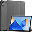 Case2go - Tablet hoes geschikt voor Huawei MatePad 11 (2023) - Tri-Fold Book Case - Auto Wake/Sleep functie - Grijs