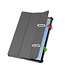 Case2go - Tablet hoes geschikt voor Huawei MatePad 11 (2023) - Tri-Fold Book Case - Auto Wake/Sleep functie - Grijs