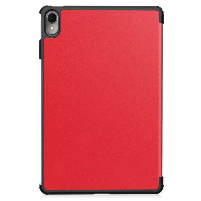 Case2go - Tablet hoes geschikt voor Huawei MatePad 11 (2023) - Tri-Fold Book Case - Auto Wake/Sleep functie - Rood