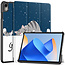 Case2go - Tablet hoes geschikt voor Huawei MatePad 11 (2023) - Tri-Fold Book Case - Auto Wake/Sleep functie - Good Night