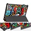 Case2go - Tablet hoes geschikt voor Huawei MatePad 11 (2023) - Tri-Fold Book Case - Auto Wake/Sleep functie - Graffiti