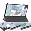 Case2go - Tablet hoes geschikt voor Huawei MatePad 11 (2023) - Tri-Fold Book Case - Auto Wake/Sleep functie - Eenhoorn