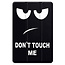 Case2go - Tablet hoes geschikt voor Huawei MatePad 11 (2023) - Tri-Fold Book Case - Auto Wake/Sleep functie - Don't Touch Me