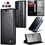 CaseMe - Telefoonhoesje geschikt voor Samsung Galaxy S23 - Wallet Book Case - Met Magnetische Sluiting - Zwart