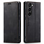 CaseMe - Telefoonhoesje geschikt voor Samsung Galaxy S23 - Back Cover - Wallet Book Case - Zwart