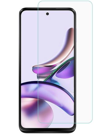 Case2go - Screenprotector geschikt voor Motorola G13/23 Tempered Glass - Gehard Glas - Transparant afbeelding