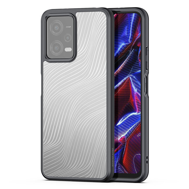 Dux Ducis - Telefoon Hoesje geschikt voor de Redmi Note 12 5G - Back Cover - Aimo Series - Zwart
