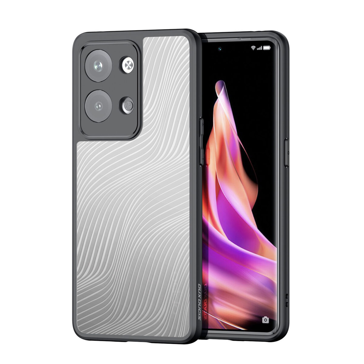 Dux Ducis - Telefoon Hoesje geschikt voor de OPPO Reno 9/ 9 Pro - Back Cover - Aimo Series - Zwart afbeelding