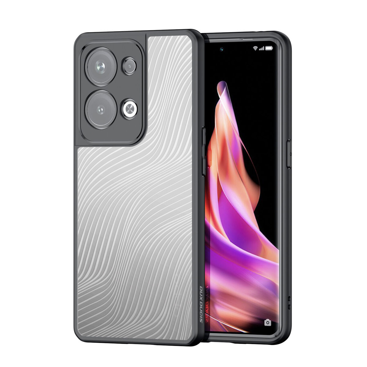 Dux Ducis - Telefoon Hoesje geschikt voor de OPPO Reno 9 Pro Plus - Back Cover - Aimo Series - Zwart afbeelding