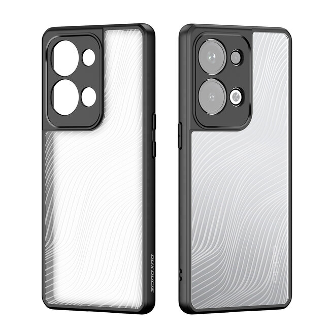 Dux Ducis - Telefoon Hoesje geschikt voor de OPPO Reno 9 Pro Plus - Back Cover - Aimo Series - Zwart