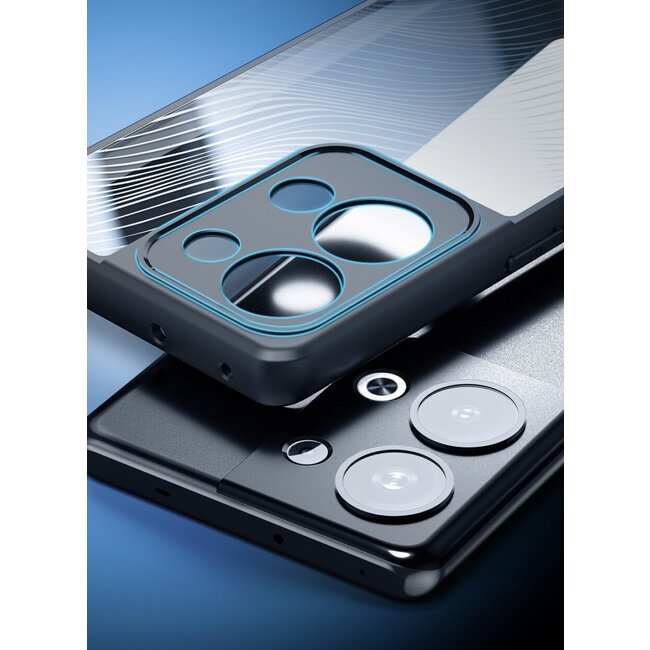 Dux Ducis - Telefoon Hoesje geschikt voor de OPPO Reno 9 Pro Plus - Back Cover - Aimo Series - Zwart