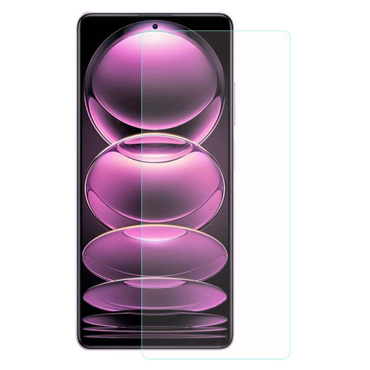Case2go - Screenprotector geschikt voor Xiaomi Redmi Note 12 Pro - Tempered Glass - Gehard Glas - Transparant afbeelding