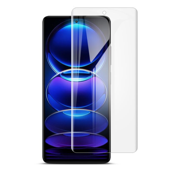 Case2go - Screenprotector geschikt voor Xiaomi Redmi Note 12 Pro Plus - Tempered Glass - Gehard Glas - Transparant afbeelding