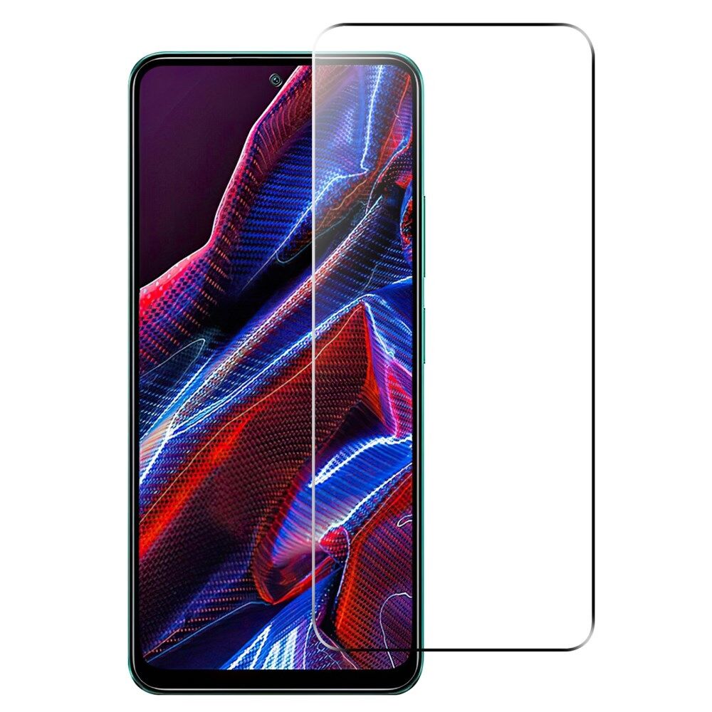 Case2go - Screenprotector geschikt voor Xiaomi Poco X5 - Tempered Glass - Gehard Glas - Transparant afbeelding
