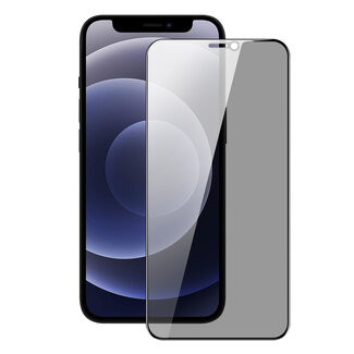 Dux Ducis Dux Ducis - Privacy Screenprotector - Geschikt voor iPhone 12 Mini - Tempered Glass - Zwart